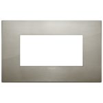 19654.08 - Накладка (рамка) Arke Classic 4 модуля acciaio spazzolato