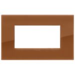 19654.62 - Накладка (рамка) Arke Classic 4 модуля Reflex caramel