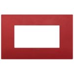 19654.75 - Placa (rama) decorativa Arke Classic 4 module, culoarea rosso matt