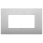 19654.79 - Placa (rama) decorativa Arke Classic 4 module, culoarea Silver matt