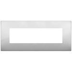19657.03 - Накладка (рамка) Arke Classic 7 модулей argento