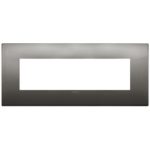 19657.09 - Placa (rama) decorativa Arke Classic 7 module, culoarea cromo nero