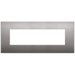 19657.10 - Placa (rama) decorativa Arke Classic 7 module, culoarea nichel nero