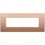 19657.11 Накладка (рамка) Arke Classic 7 модулей, металл rame spazzolato