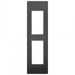19667.71 - Накладка (рамка) вертикальная Arke Classic 2 (1+1) модуля nero