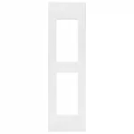 19667.74 - Накладка (рамка) вертикальная Arke Classic 2 (1+1) модуля bianco