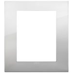 19668.03 - Placa (rama) decorativa Arke Classic 8 module, culoarea argento