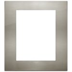 19668.08 - Накладка (рамка) Arke Classic 8 модулей acciaio spazzolato