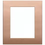 19668.11 Накладка (рамка) Arke Classic 8 модулей, металл, rame spazzolato