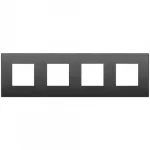 19669.01 Накладка (рамка) Arke 8 модулей (2+2+2+2x71) grafite matt
