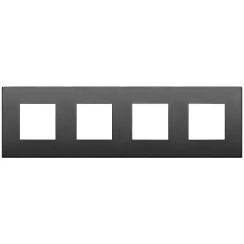 19669.01 Placa (rama) decorativa Arke 8 (2+2+2+2x71) module, grafite matt