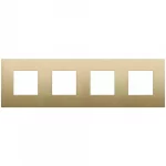 19669.12.01 Накладка (рамка) Arke 8 модулей (2+2+2+2x71) ottone spazzolato