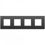 19669.71 Накладка (рамка) Arke 8 модулей (2+2+2+2x71) nero
