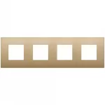 19669.78 Накладка (рамка) Arke 8 модулей (2+2+2+2x71) oro matt