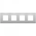 19669.79 Накладка (рамка) Arke 8 модулей (2+2+2+2x71) silver matt