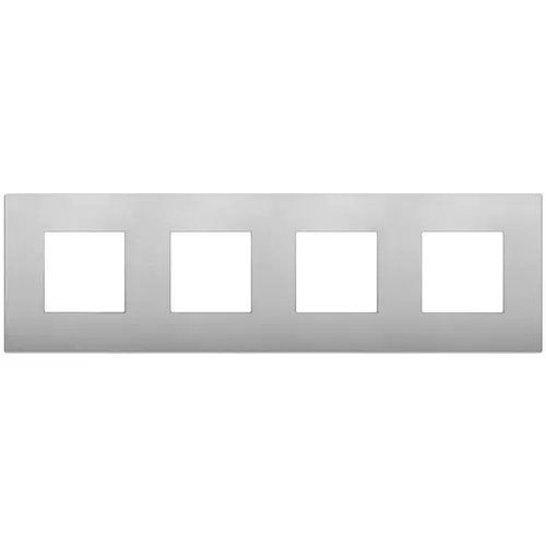 19669.79 Placa (rama) decorativa Arke 8 (2+2+2+2x71) module, silver matt