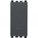 20001 Выключатель 1 модуль антрацит, Серия EIKON