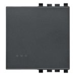 20022 tasta interschimbabila 2 module culoarea antracit,  Seria EIKON