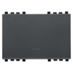 20023 Clapeta 3M alb 3 module culoarea antracit, Seria EIKON