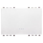 20023.B Кнопка 3 модуля белая, Серия EIKON