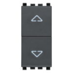 20060 Comutator 2P 10AX culoarea antracit, Seria EIKON