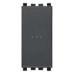 20101 Întrerupator axial 1 modul culoarea antracit, Seria EIKON