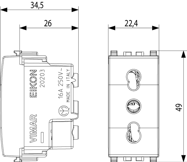 Abb sh204. 1 модуль размер. Iek ва47-29 схема подключения. Автоматический выключатель abb s203 с16 чертёж. Размер бумаги для модулей.