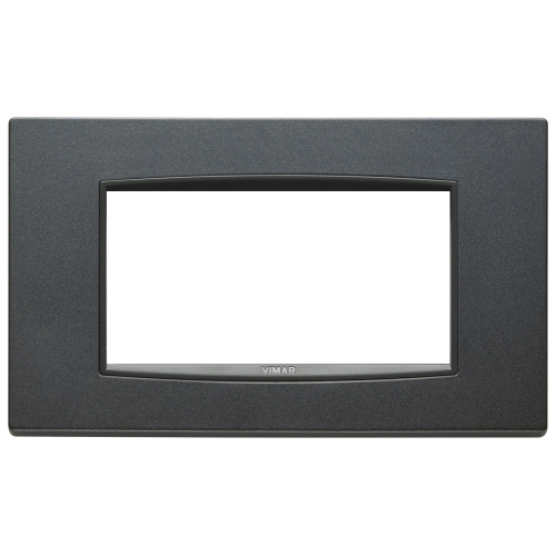 20654.15 Capac (cadru) din metal EIKON pentru 4 module antracite matt