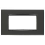 20654.40 Capac (cadru) EIKON pentru 4 module Reflex grafite
