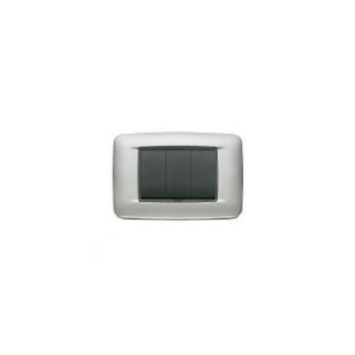 20683.13 Capac (cadru) EIKON pentru 3 module Reflex argento matt