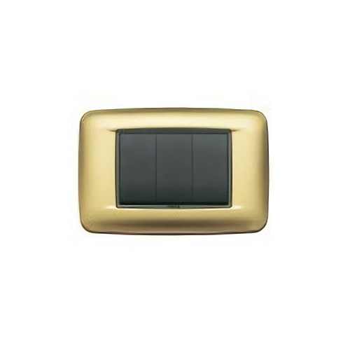 20683.21 Capac (cadru) EIKON pentru 3 module Reflex oro satinato