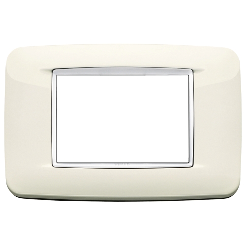 20683.B01 Capac (cadru) EIKON pentru 3 module bianco artico