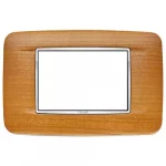 20683.C36 Placa (cadru) EIKON pentru 3 module ciliegio americano