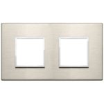 21643.04 Placa (rama) decorativa EIKON EVO 4 (2+2) module, culoarea int71 bronzo chiaro