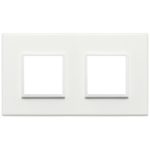 21643.17 Накладка (рамка) EIKON EVO на 4 модуля (2+2) int71 bianco totale
