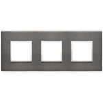 21644.03 Placa (rama) decorativa EIKON EVO 6M (2+2+2) int71 culoarea grigio lava