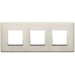 21644.04 Накладка (рамка) EIKON EVO 6M (2+2+2) int71 bronzo chiaro