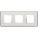 21644.07.01 Накладка (рамка) EIKON EVO 6M (2+2+2) int71 argento