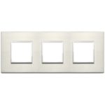 21644.08 Placa (rama) decorativa EIKON EVO 6M (2+2+2) int71 culoarea titanio
