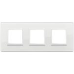 21644.87 Накладка (рамка) EIKON EVO 6M (2+2+2) int71 bianco tot diam.