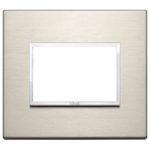 21653.04 Placa (rama) decorativa EIKON EVO 3 module, culoarea bronzo chiaro
