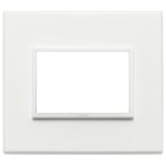 21653.17 Placa (rama) decorativa EIKON EVO 3 module, culoarea bianco totale