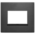 21653.18 Placa (rama) decorativa EIKON EVO 3 module, culoarea nero totale