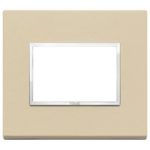 21653.21 Накладка (рамка) EIKON EVO на 3 модуля crema