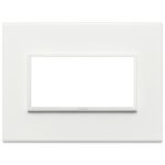 21654.17 Placa (rama) decorativa EIKON EVO 4 module, culoarea bianco totale