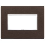 21654.22 Placa (rama) decorativa EIKON EVO 4 module, culoarea tabacco