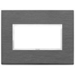 21654.52 Накладка (рамка) EIKON EVO на 4 модуля ardesia a spacco