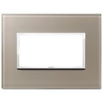21654.74 Placa (rama) decorativa EIKON EVO 4 module, culoarea opale bruno