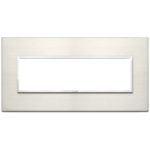 21657.08 Накладка (рамка) EIKON EVO на 7 модулей titanio