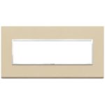 21657.21 Накладка (рамка) EIKON EVO на 7 модулей crema